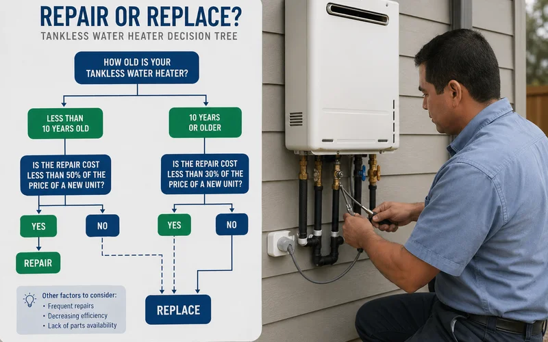 Repair vs replace decision tree