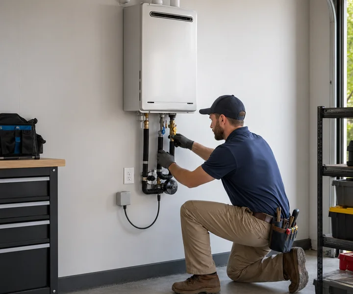 Tankless Water Heater Installation - professional service