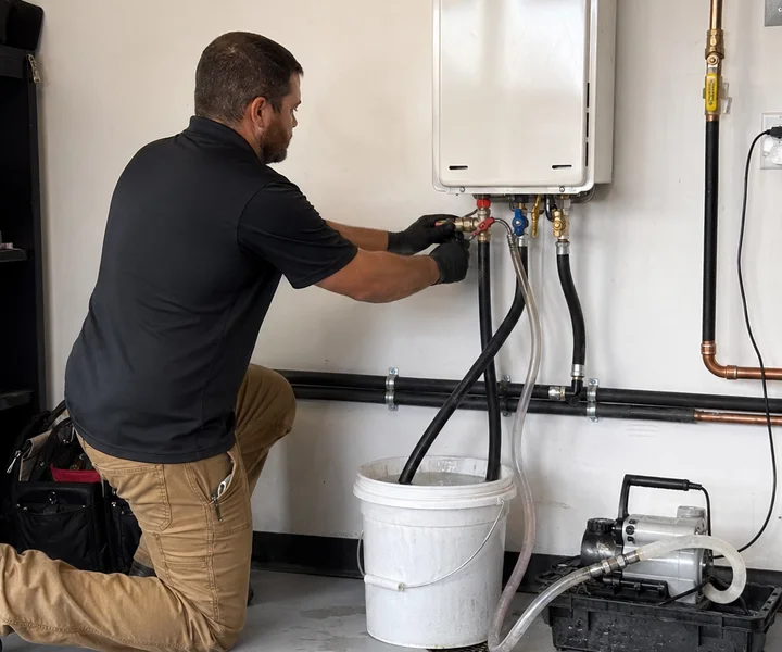 Tankless Water Heater Maintenance - professional service