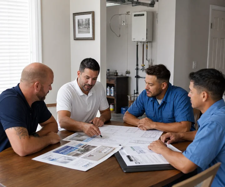 Total Tankless team meeting